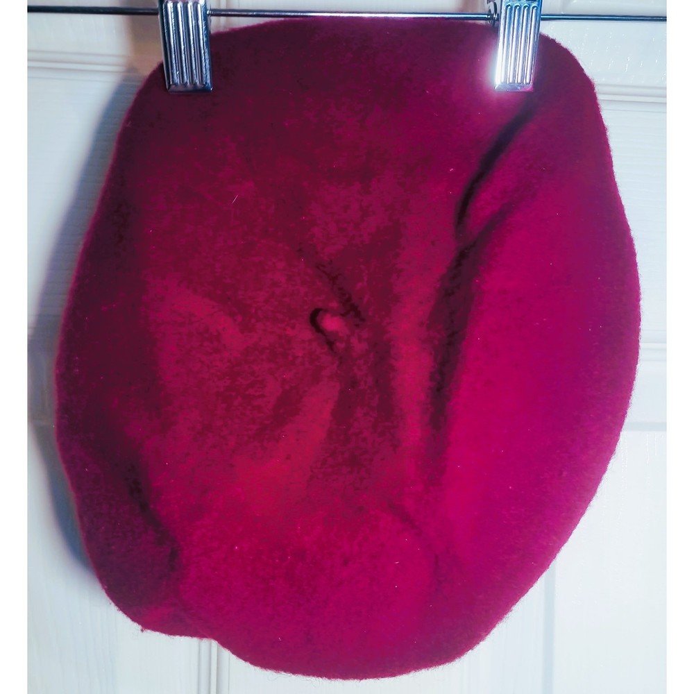 Women's Red Beret Hat